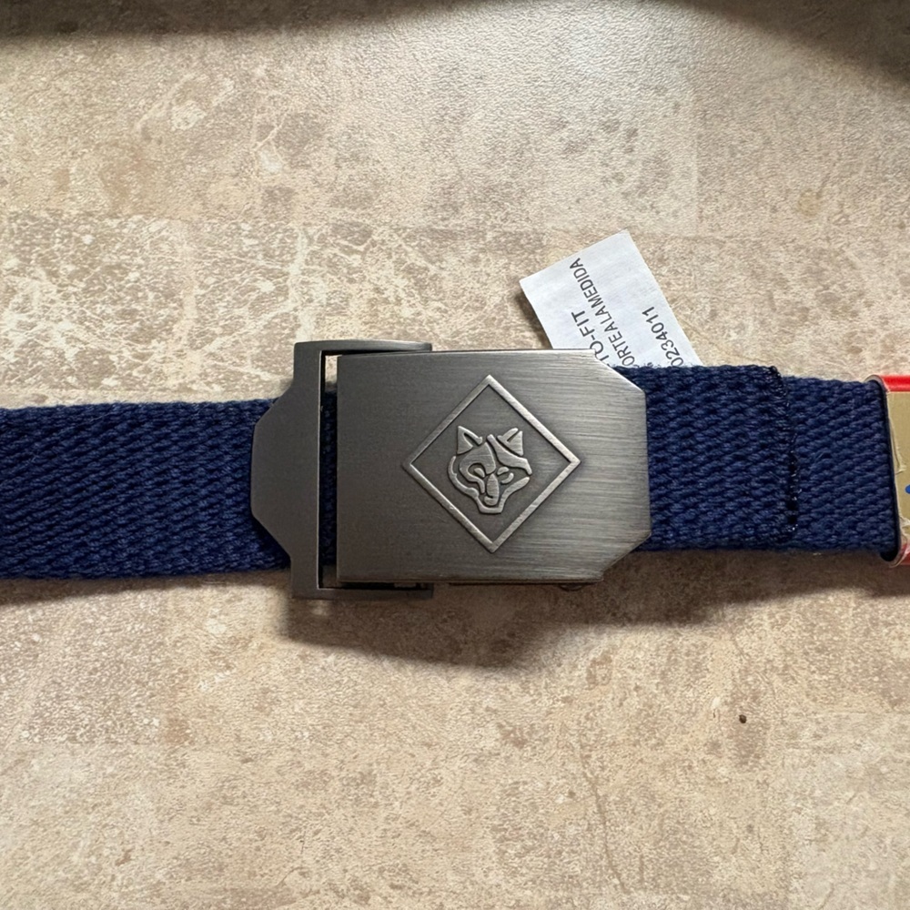Boy Scout belt with metals 54” - Picture 2 of 5